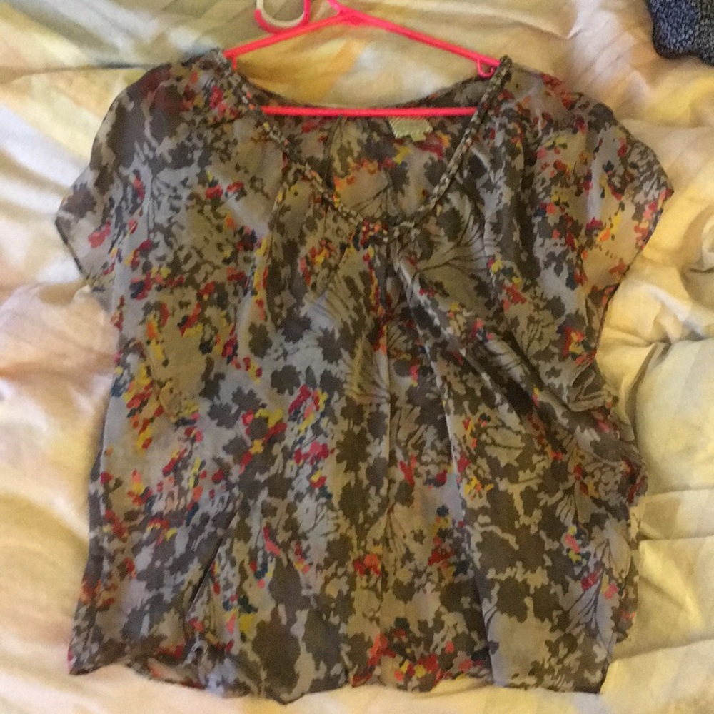Anthropologie flowy top